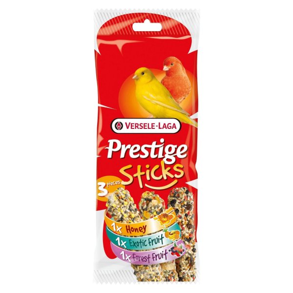 Versele-Laga Prestige Sticks Kanarien Triple Variety Pack 90g