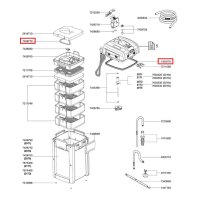 EHEIM Satz Dichtungen für Behälter professionel 3 250/350/600, 4+ 250/350/600, 5e 350