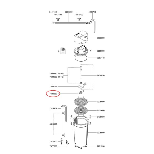 EHEIM Verriegelungsteil für 2215/2217
