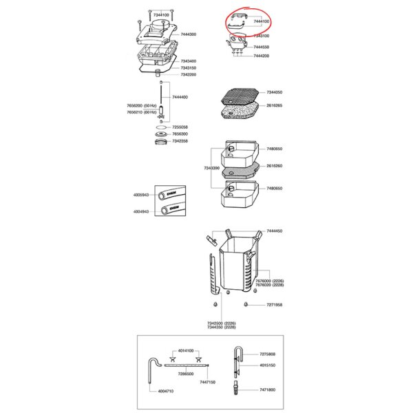 EHEIM Schlauchhalter 2226/2228/2326/2328