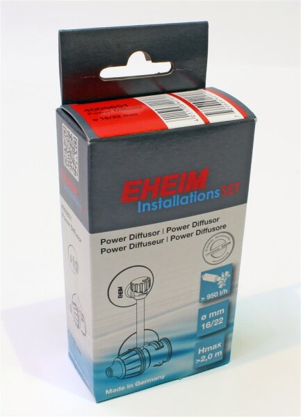 EHEIM Diffusor f. InstallationsSET 2 (4004310/4005310), Schlauch Ø16/22 mm