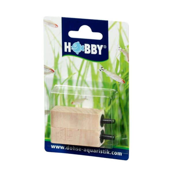 HOBBY Lindenholzausströmer 75x15x15 mm, 2 Stück, Blister