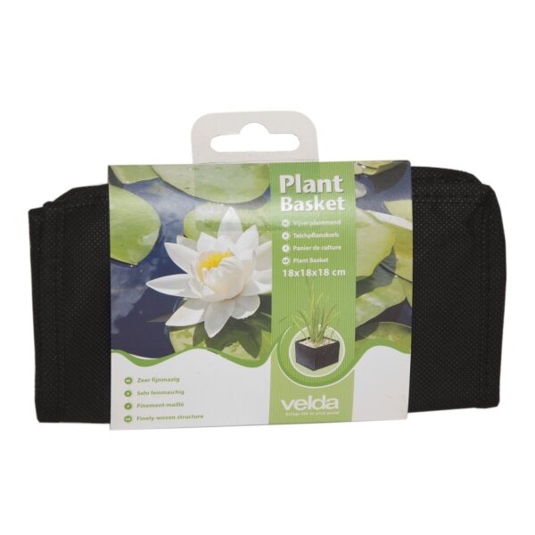 Velda Plant Basket eckig schwarz