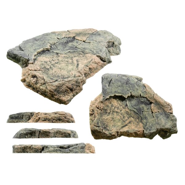 Back to Nature Aquarium Modul Basalt/Gneiss F L: 65cm B: 50cm H: 10cm