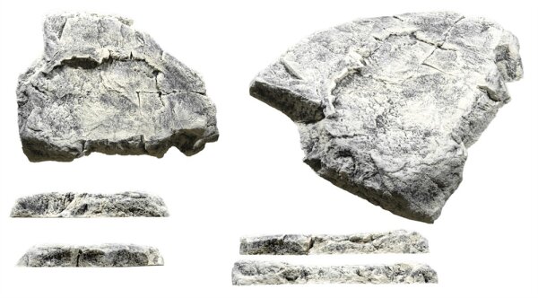 Back to Nature Aquarium Modul White Limestone F L: 65cm B: 50cm H: 10cm