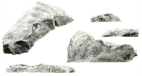 Back to Nature Aquarium Modul White Limestone G L: 80cm B: 38cm H: 11cm