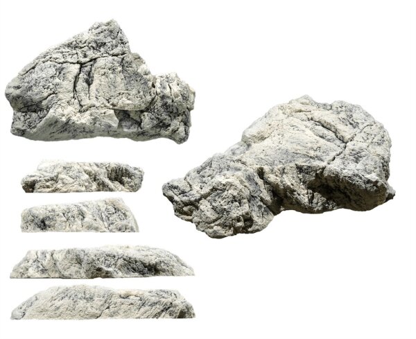 Back to Nature Aquarium Modul White Limestone L L: 50cm B: 45cm H: 11cm