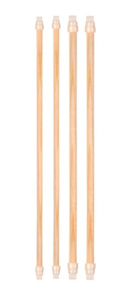 TRIXIE Sitzstangen aus Holz, 35 cm/ø 10-12 mm, 2 × 2 St.
