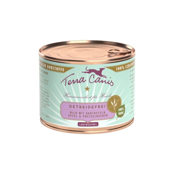 Terra Canis getreidefrei Wild mit Kartoffel, Apfel und Preiselbeeren 200 g