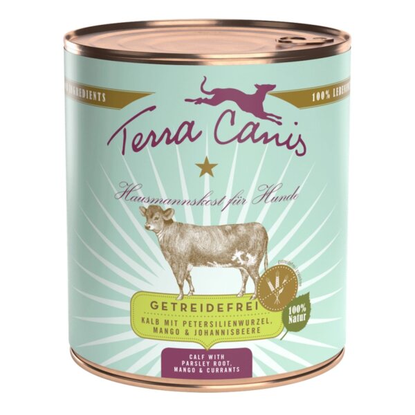 Terra Canis Getreidefrei Kalb mit Petersilienwurzel 800 g