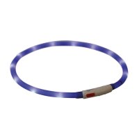 TRIXIE Flash Leuchtring USB, Silikon 70 cm/ø 10 mm