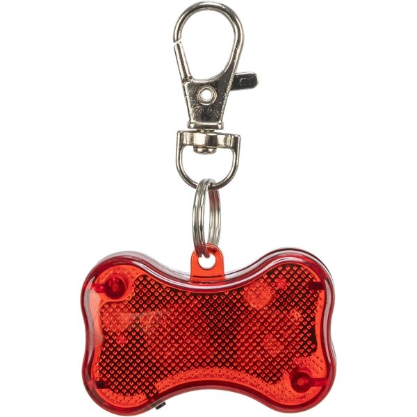 TRIXIE Flasher für Hunde 4,5 x 3 cm rot