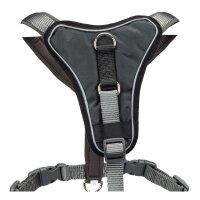 TRIXIE Premium Y-Geschirr, XL-XXL: 90-110 cm/25 mm, graphit