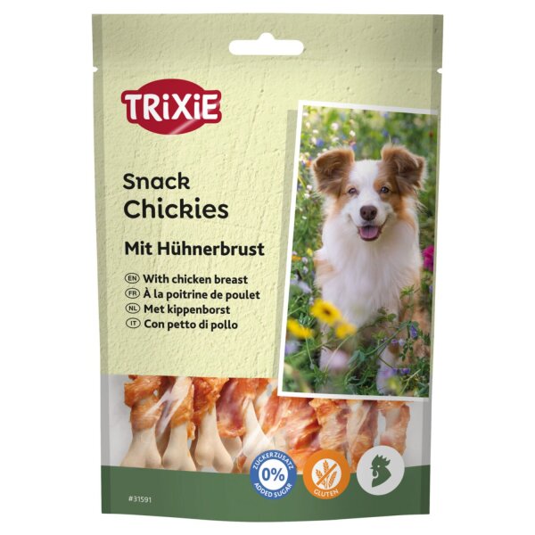 TRIXIE Snack Chickies mit Hühnerbrust 100 g