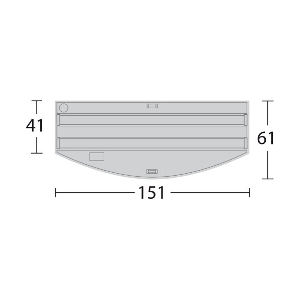 JUWEL Vision 450 LED helles Holz