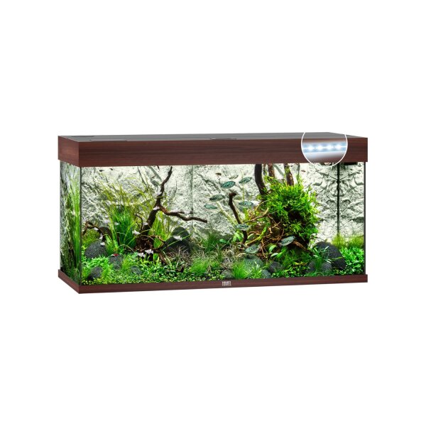 JUWEL Rio 180 LED dunkles Holz