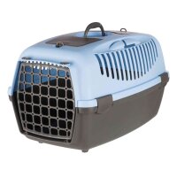 TRIXIE Transportbox Capri S dunkelgrau/pastellblau