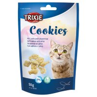 TRIXIE Cookies mit Lachs & Katzenminze