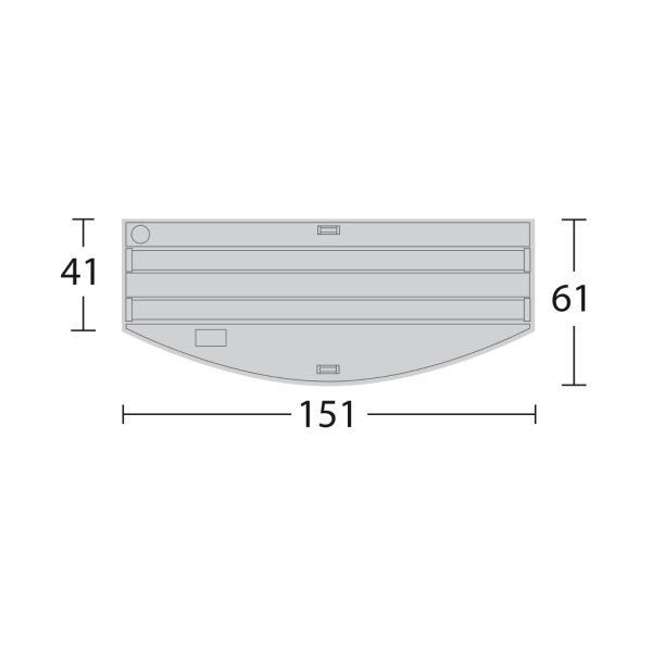 JUWEL Schrank SBX Vision 450 schwarz