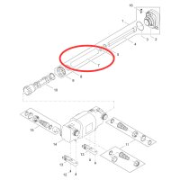 Oase Quarzglas D44 x 285,5 mit Bördelrand