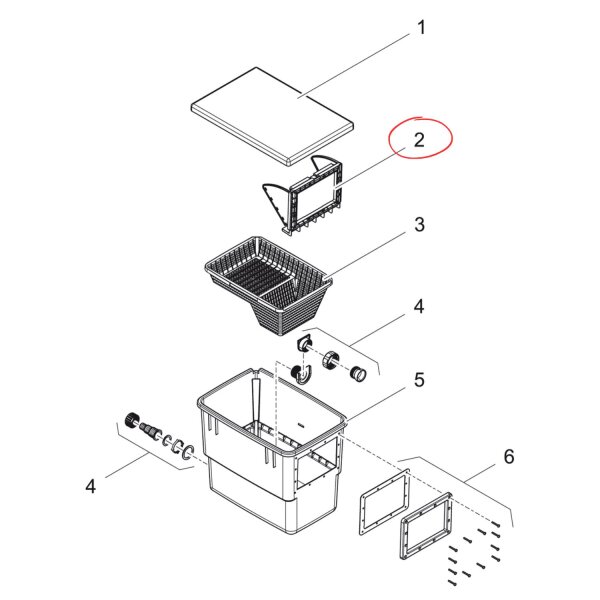 Oase BG Klappe Skimmer