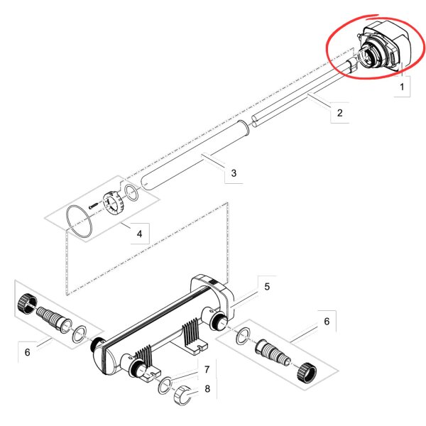 Oase Elektroeinheit für Vitronic