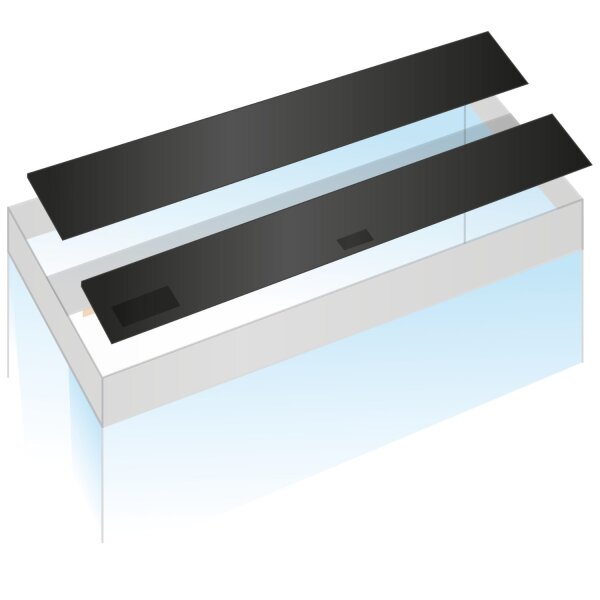 JUWEL Klappensatz 150x50 (2-tlg.) für Rio 400/450