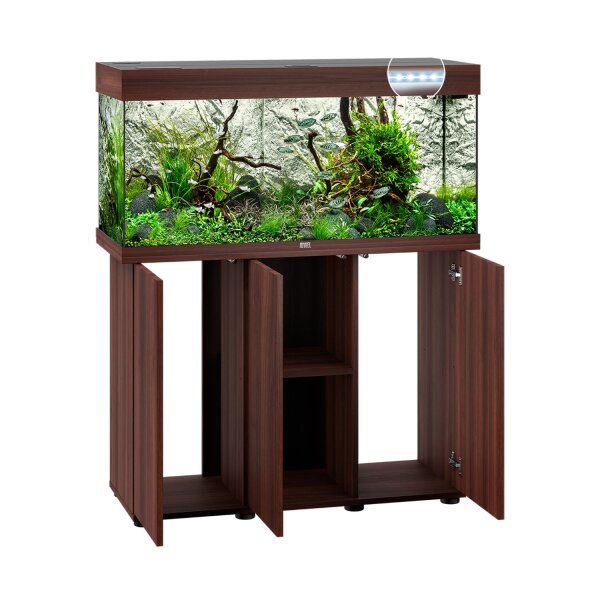 JUWEL Rio 180 LED SBX dunkles Holz Kombination
