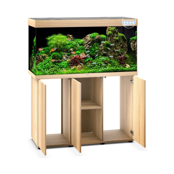JUWEL Rio 350 LED SBX helles Holz Kombination