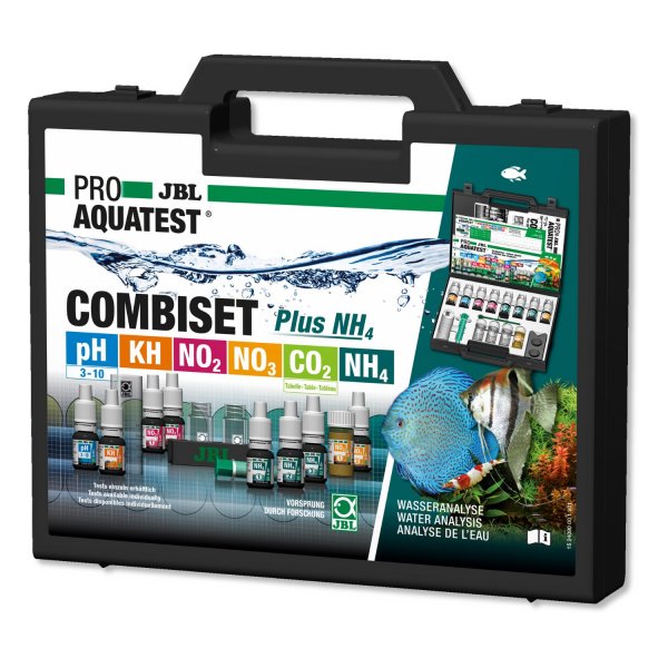JBL Proaquatest Combiset plus NH4 Test Suitcase Süßwasser-aquarien Ammonium-Test