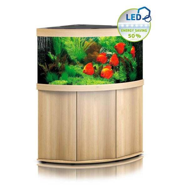 JUWEL Trigon 350 LED SBX helles Holz Kombination