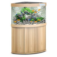 JUWEL Trigon 190 LED SBX helles Holz Kombination