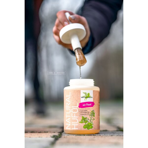 Bense & Eicke Natural Huföl mit Pinsel 450 ml