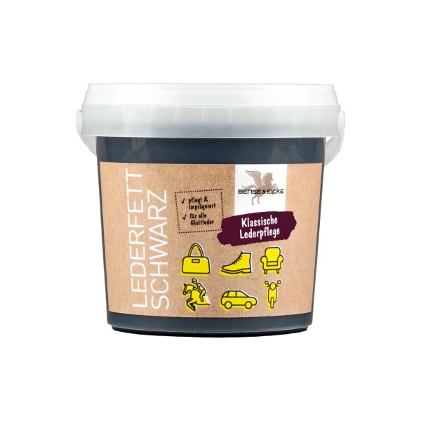 Bense & Eicke Lederfett schwarz 500 ml