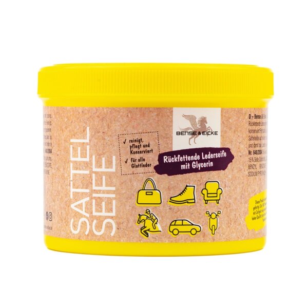Bense & Eicke Sattelseife mit Schwamm