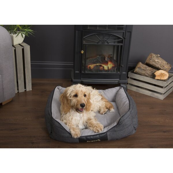 Scruffs Windsor Box Bed Grau S: 50 x 40 cm