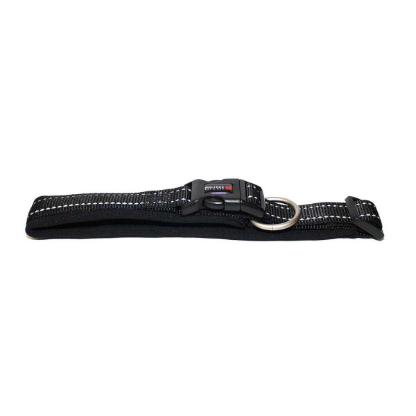 Wolters Halsband Soft & Safe reflektierend 55-60cm x 35mm schwarz/schwarz