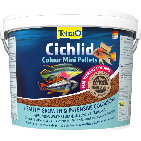 Tetra Cichlid Colour Mini Pellets 10 l
