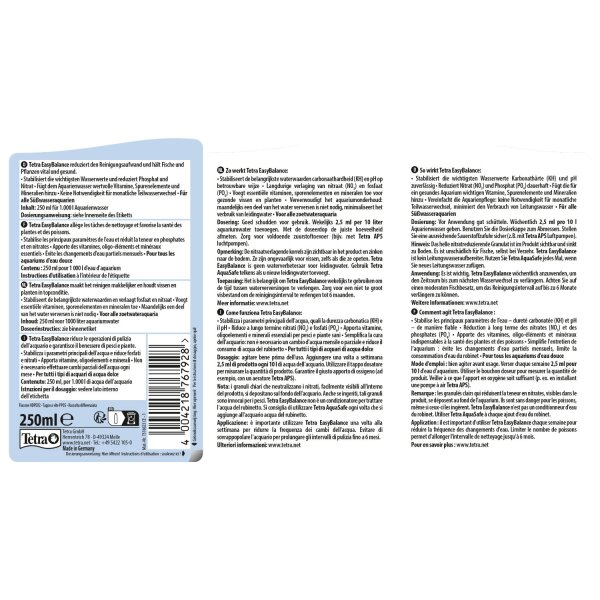 Tetra EasyBalance 250 ml