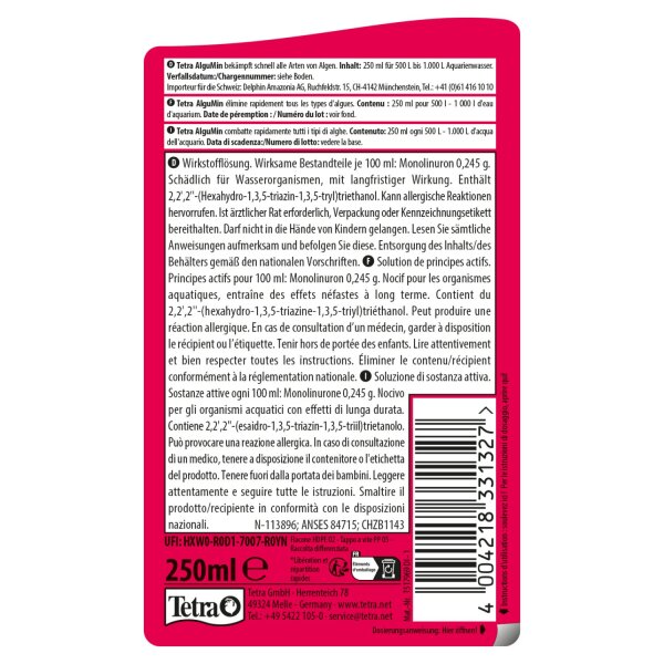 Tetra AlguMin 250 ml
