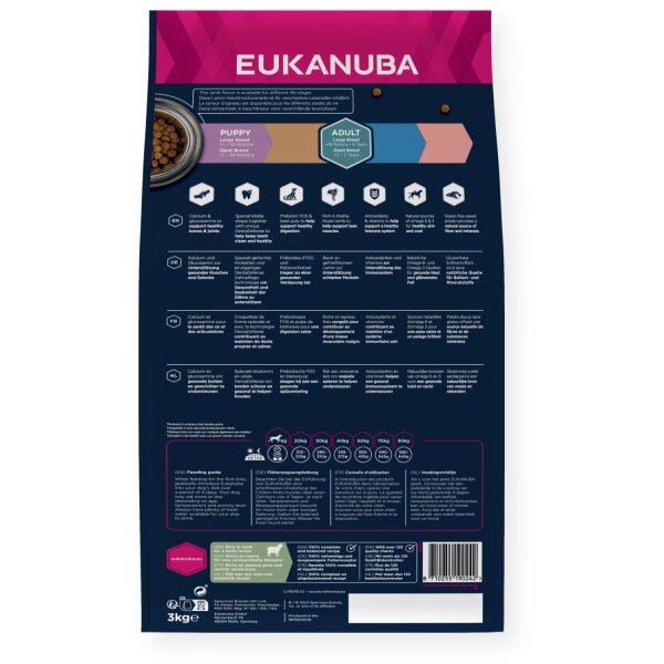 Eukanuba Grain Free Adult L/XL Lamm
