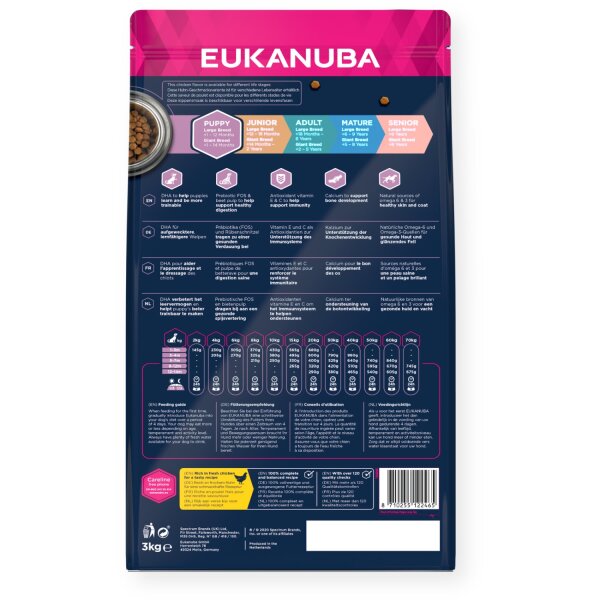 Eukanuba Puppy Huhn Large 3 kg