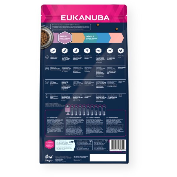 Eukanuba Grain Free Puppy S/M Seefisch 3 kg