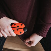 Hunter Bürste Marienkäfer rot/schwarz