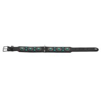 Hunter Halsband Sioux, 50 schwarz, Leder