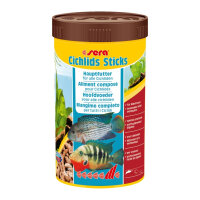 sera Hauptfutter Cichlids Sticks 250 ml