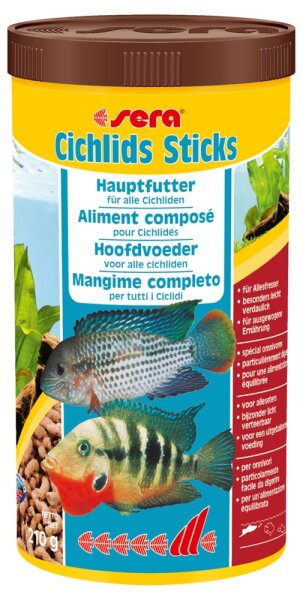 sera Hauptfutter Cichlids Sticks 1000 ml