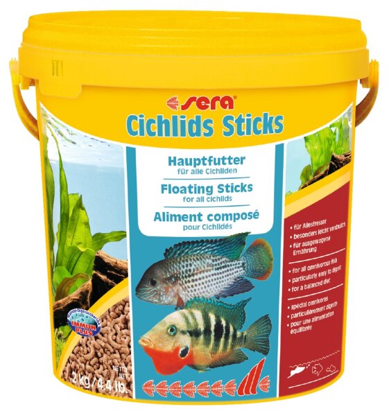 sera Hauptfutter Cichlids Sticks 2 kg