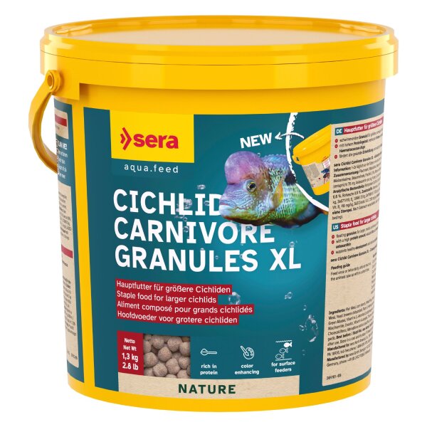 sera Cichlid Carnivore Granules XL 3,8 l