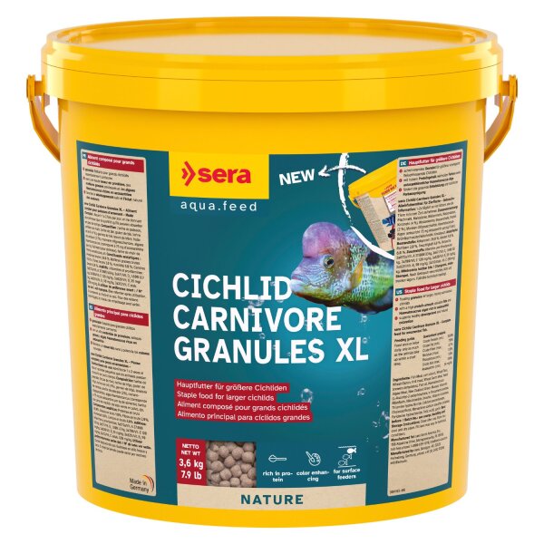 sera Cichlid Carnivore Granules XL 10 l